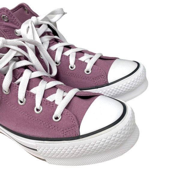 Converse Ctas Lift Platform Sneaker Skate Women Casual Violet Canvas A04753C-WVF - Picture 6 of 10